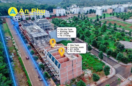 Nhà phố khu đô thị Ân Phú, măt tiền Hà Huy Tập, vị trí đẹp, KD tốt.